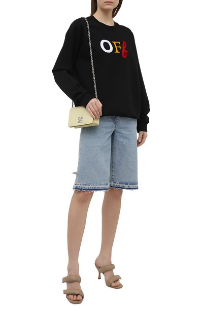 Хлопковый свитшот OFF-WHITE, арт. 0WBA055S21JER003, фото 2