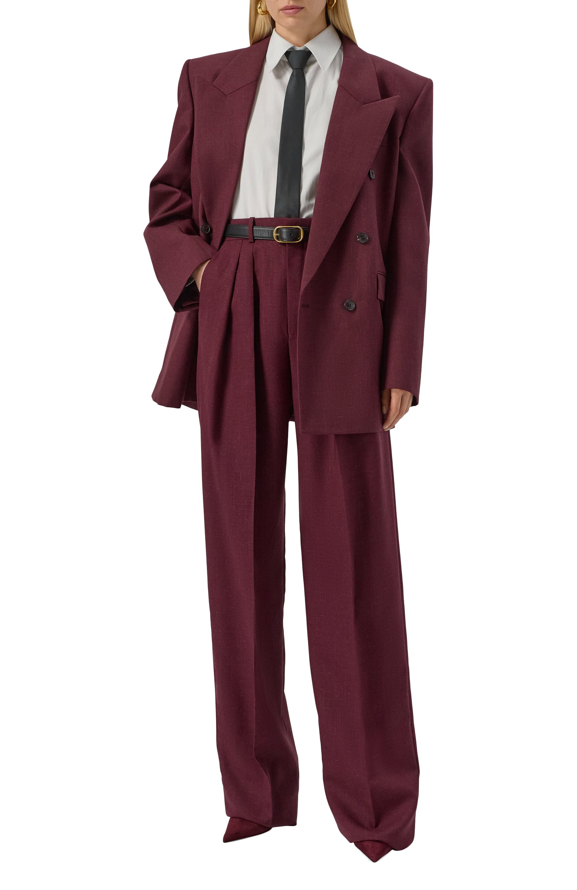 Шерстяной жакет SAINT LAURENT, арт. 821942/Y5K17, фото 2