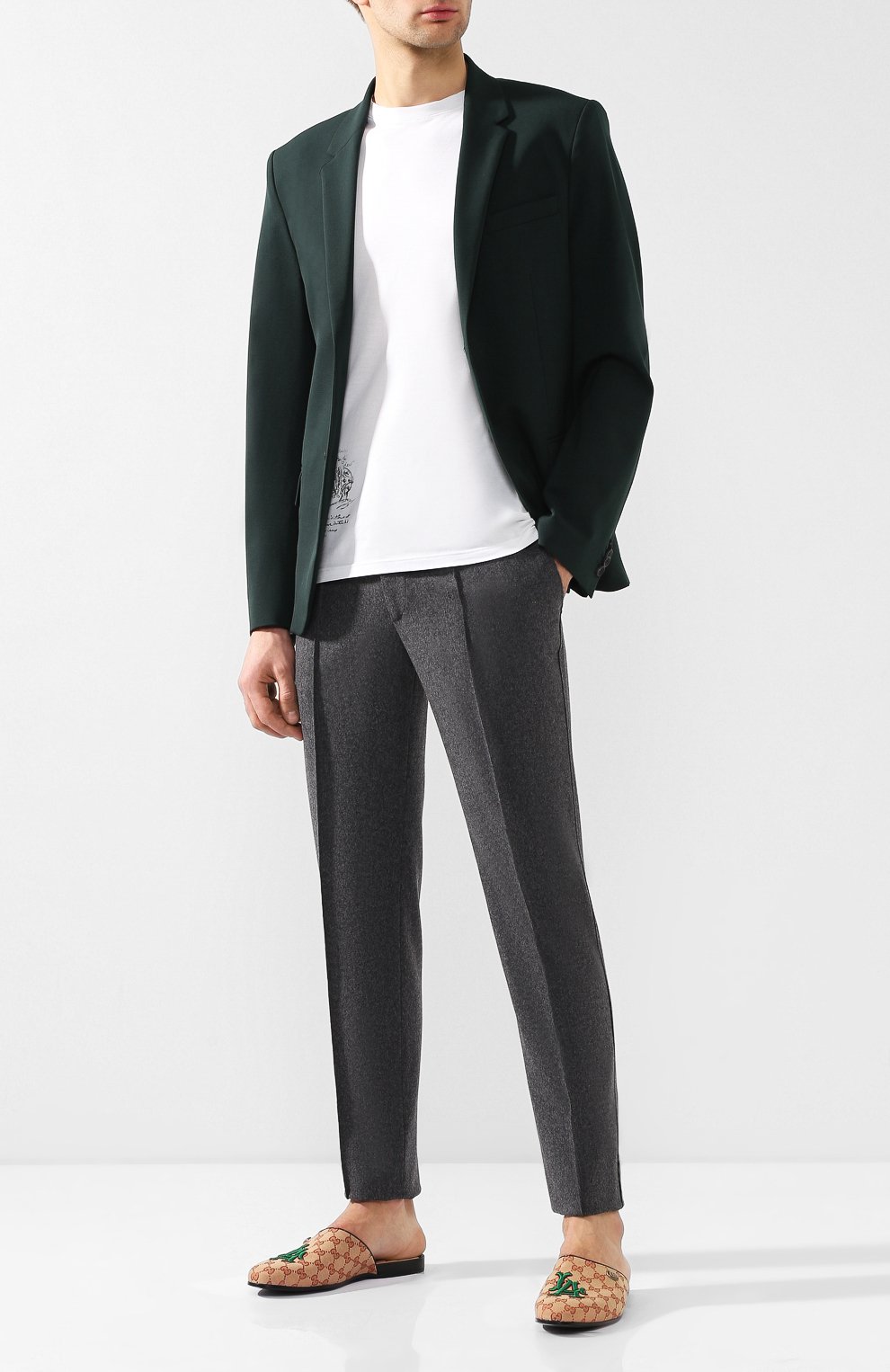 Текстильные сабо с логотипом new york yankees™ GUCCI, арт. 538951/KQW00, фото 2