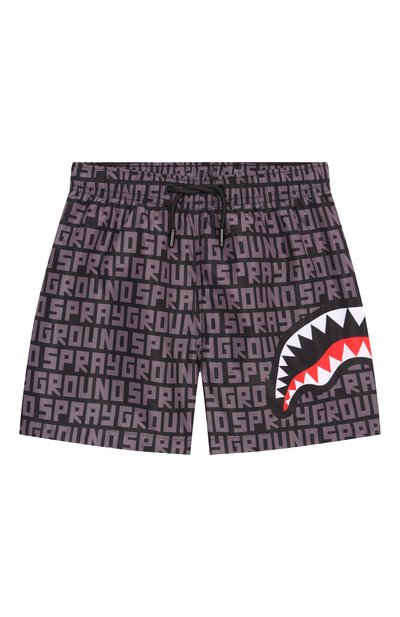 Плавки-шорты SPRAYGROUND, арт. SPY1468GREY/SHARK CENTRAL INFINITY SWIM TRUNKS