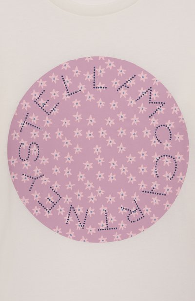Хлопковая футболка STELLA MCCARTNEY, арт. TX8B21, фото 3