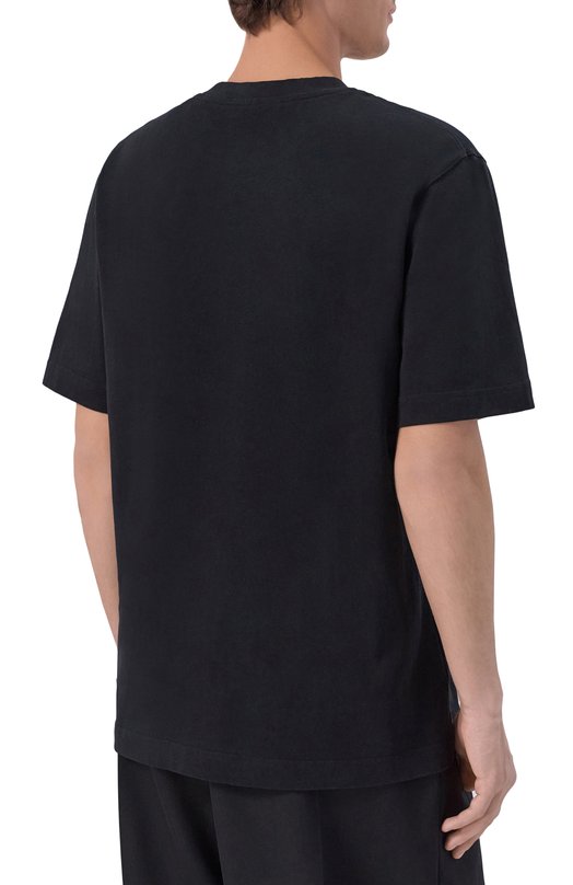 Хлопковая футболка Jacquemus 25HTSM00133/AJ00226 Чёрный  25HTSM00133/AJ00226 Фото 4