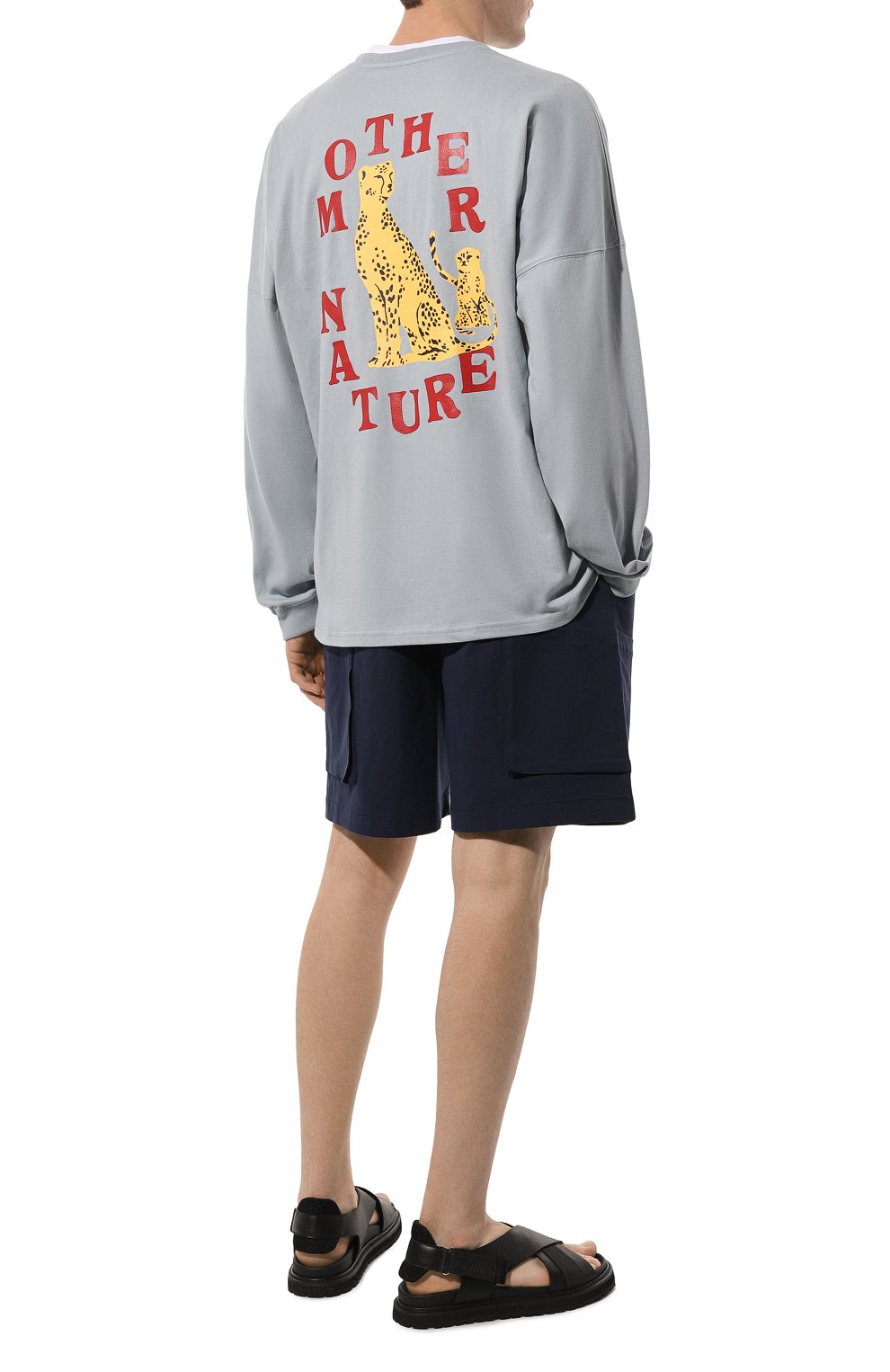 Хлопковый лонгслив TEE LIBRARY, арт. TC0L-37-SB, фото 2