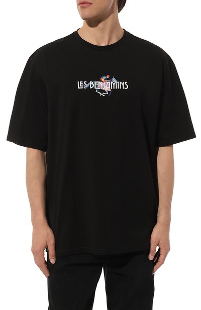 Хлопковая футболка LES BENJAMINS, арт. LB23SSH0EMU0T-011, фото 3