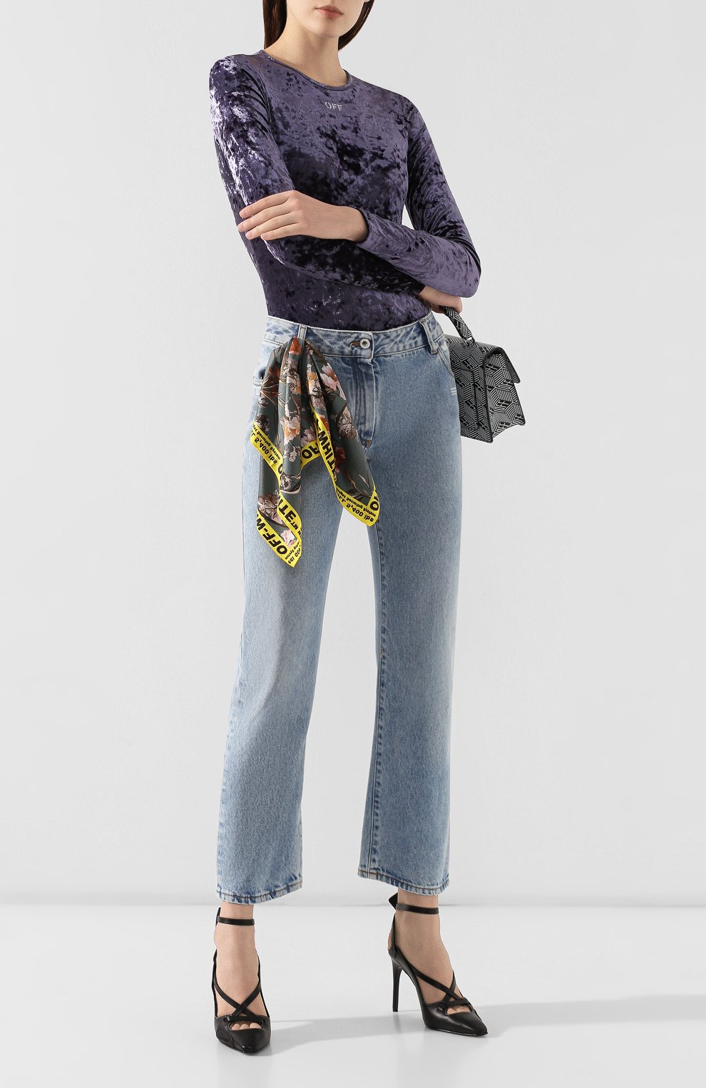 Джинсы OFF-WHITE, арт. 0WYA004E197730778700, фото 2