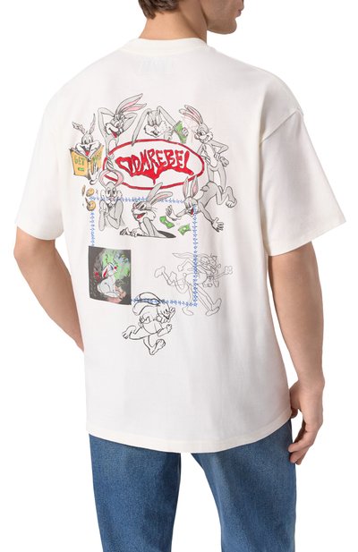 Хлопковая футболка DOMREBEL, арт. RABBIT H0LE/T-SHIRT, фото 4