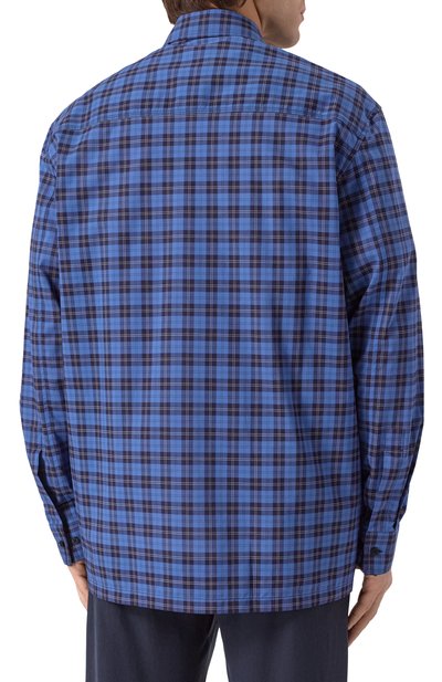 Хлопковая рубашка ZILLI, арт. SP0X01M010012133Q, фото 4