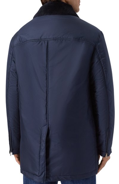 Шелковая куртка с отделкой из овчины ZILLI, арт. ASEN00M0629VTSU00_001, фото 4