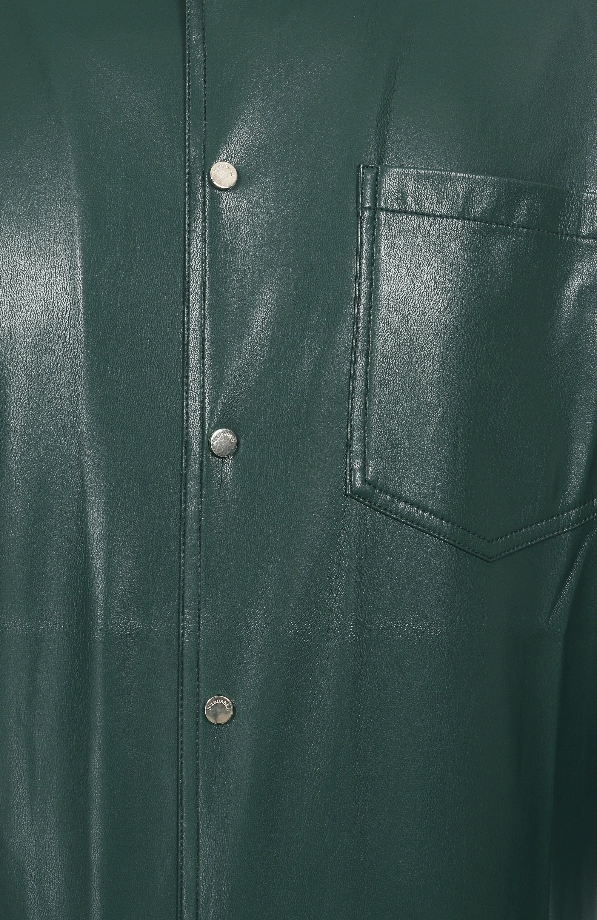 Рубашка из экокожи NANUSHKA, арт. NM25RSTP02267, фото 6