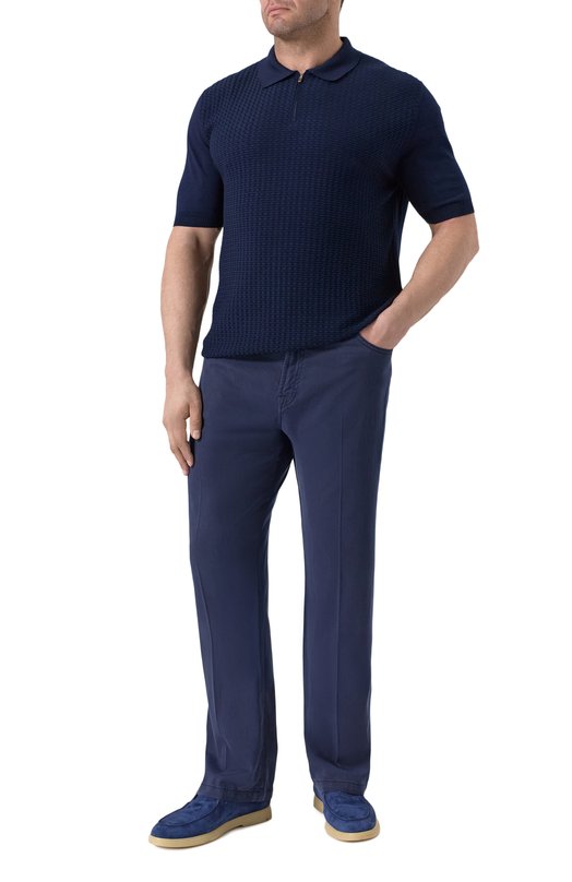 Брюки Kiton UPNJS1K0606F19005 Синий  UPNJS1K0606F19005 Фото 2