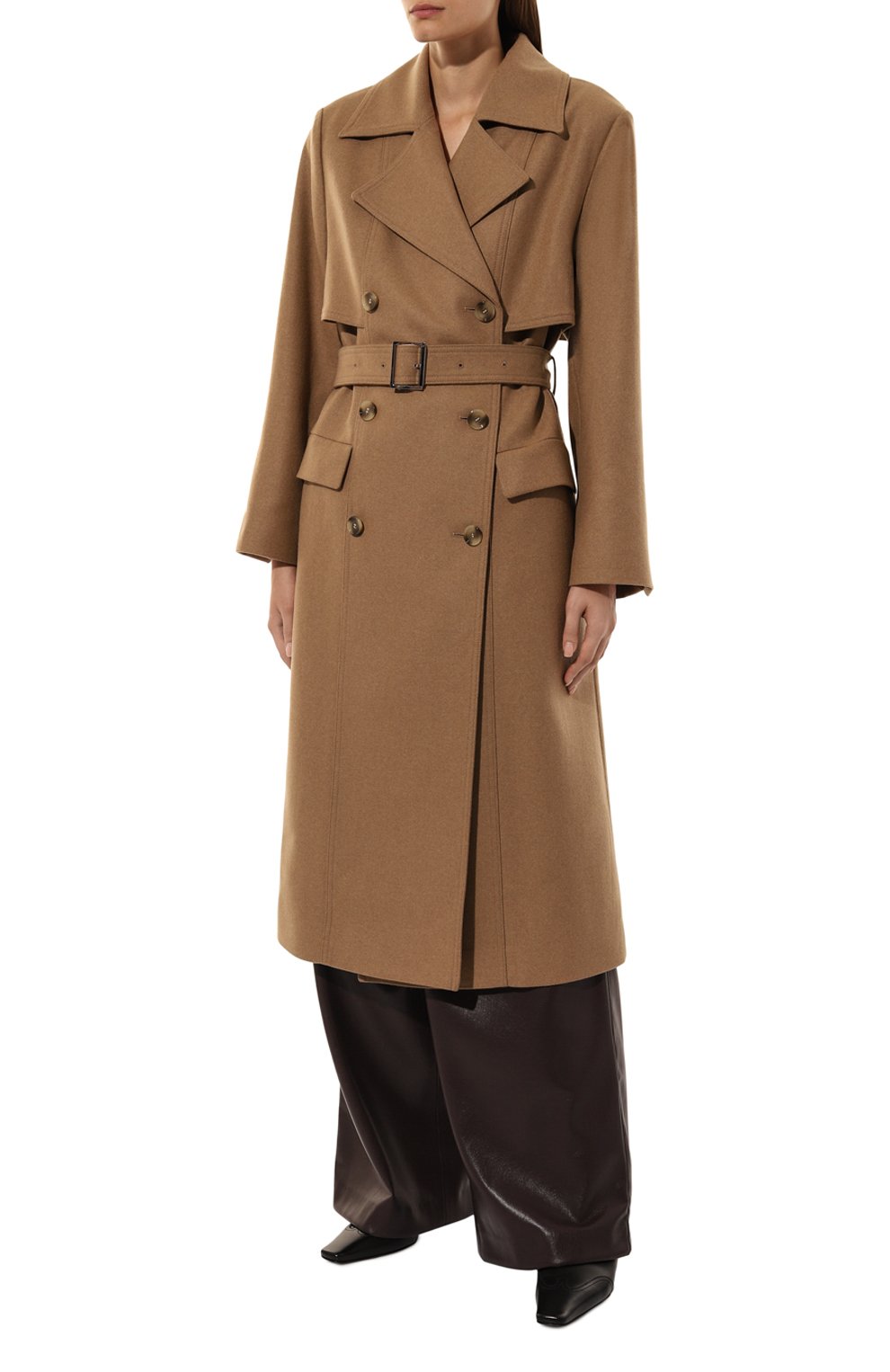 Шерстяное пальто BOSS, арт. 50518503, фото 3