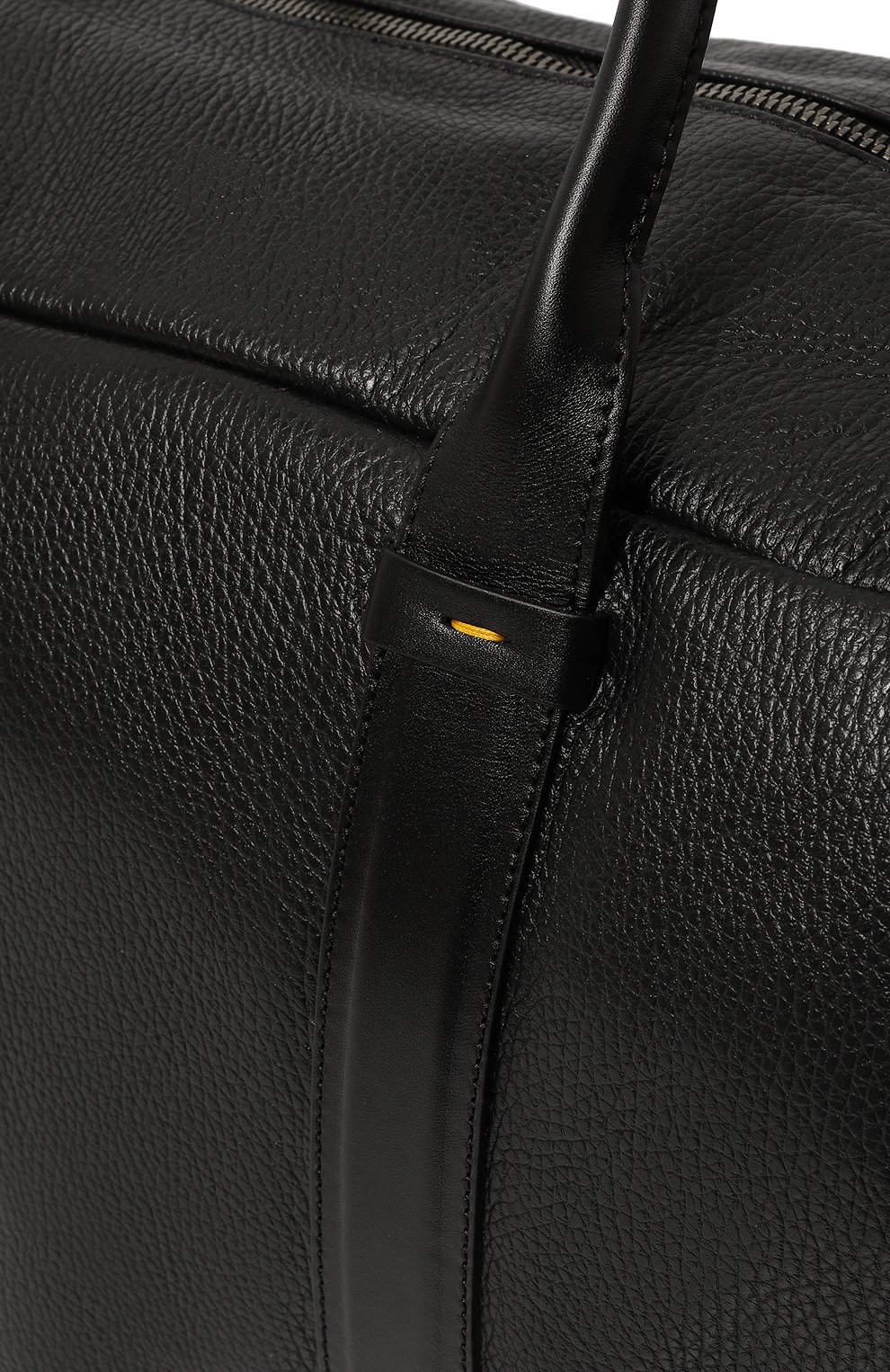 Кожаная дорожная сумка DOUCAL'S черного цвета по цене 69500 руб., арт. DB0004--04UF9720N00, фото 3 Кожаная дорожная сумка DOUCAL'S, арт. DB0004--04UF9720N00, фото 3