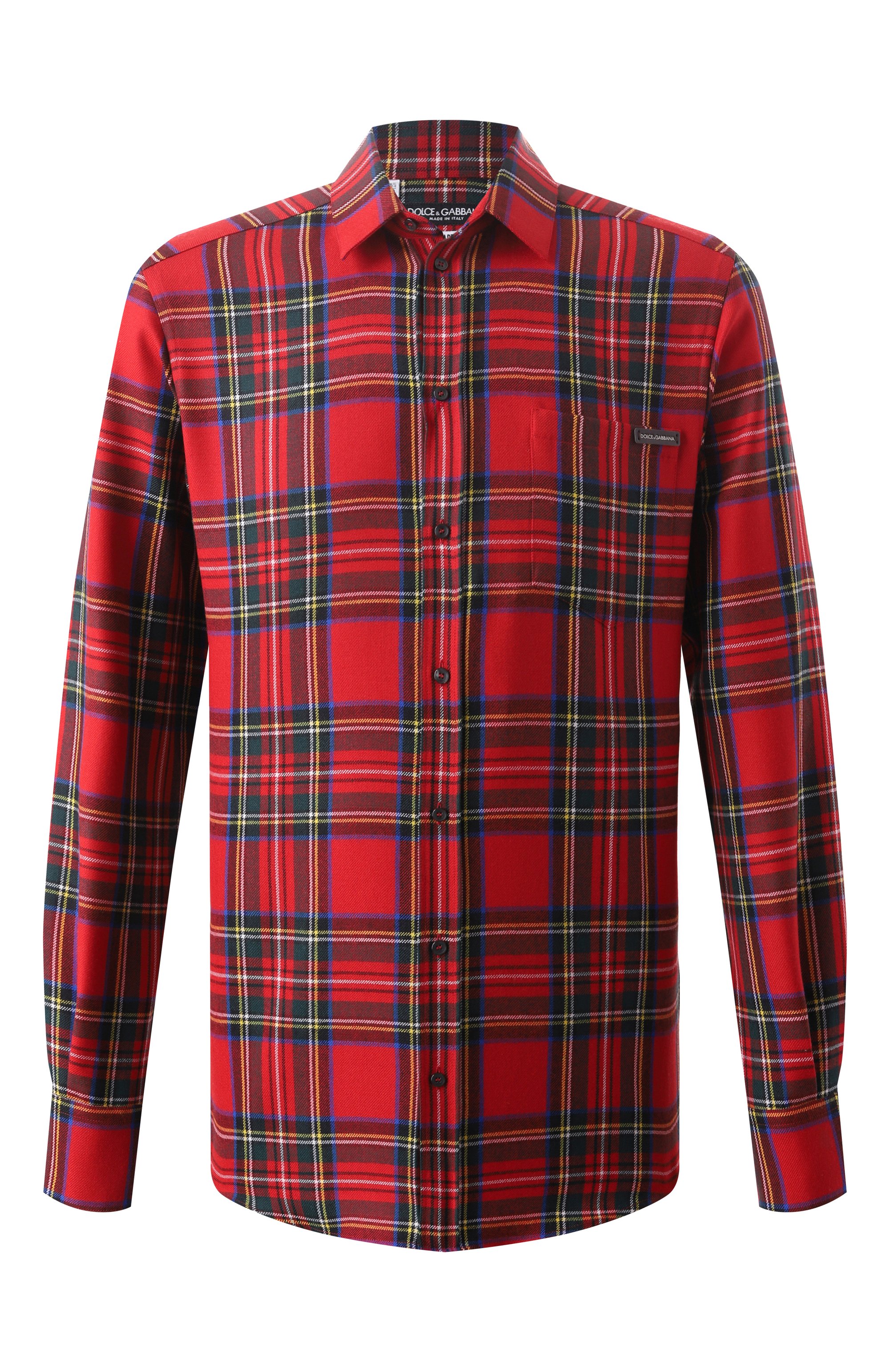 Шерстяная рубашка DOLCE & GABBANA, арт. G5JZ9T/FQ2KC, фото 1