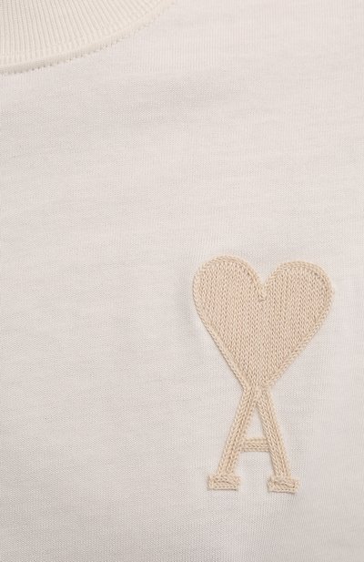 Хлопковая футболка AMI, арт. E21FJ128.726, фото 5