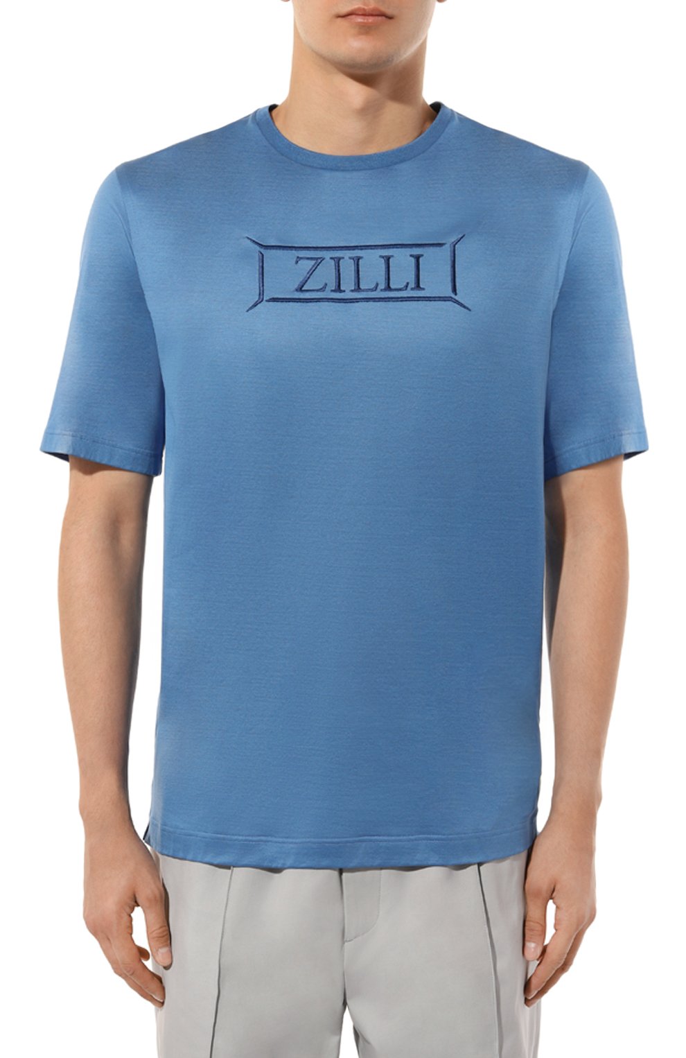 Хлопковая футболка ZILLI, арт. TSR02AM0110VZLF14M, фото 3