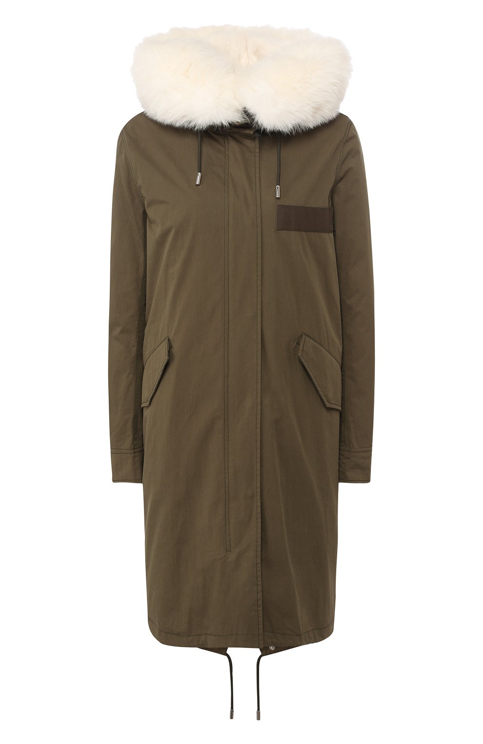Хлопковая парка с подстежкой из меха норки YS ARMY PARIS, арт. 9WFM06694R78X, фото 1