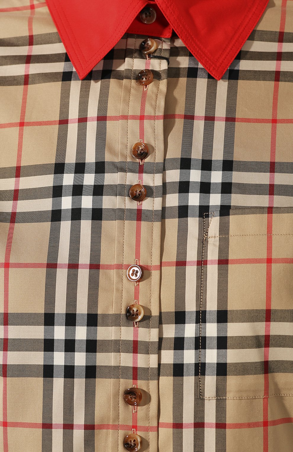 Хлопковая рубашка BURBERRY, арт. 8024251, фото 5