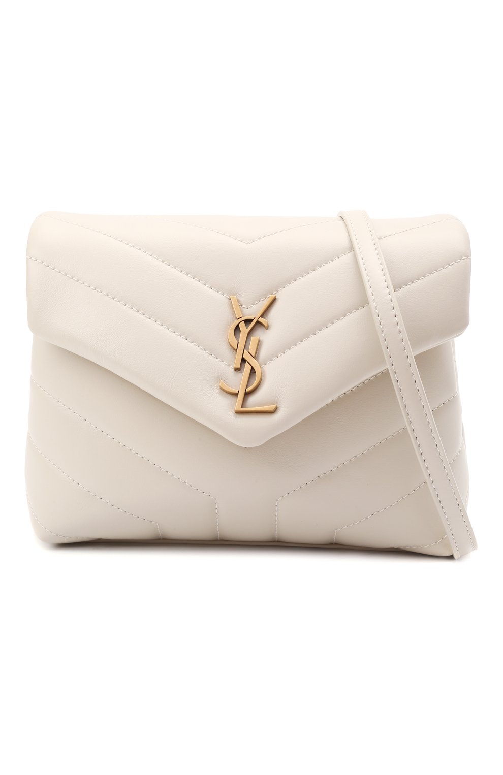 Сумка loulou toy SAINT LAURENT молочного цвета по цене 216000 руб., арт. 678401/DV707, фото 5 Сумка loulou toy SAINT LAURENT, арт. 678401/DV707, фото 5