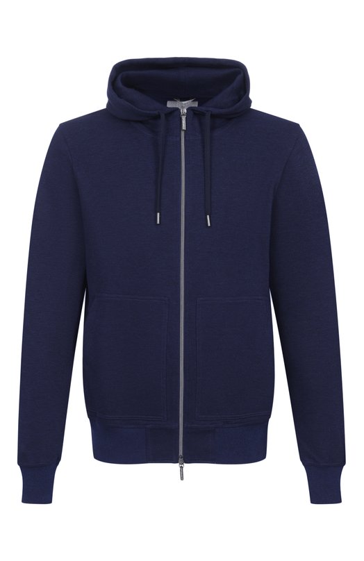 Хлопковая толстовка Capobianco 20M406.MG00. Синий 20M406.MG00.