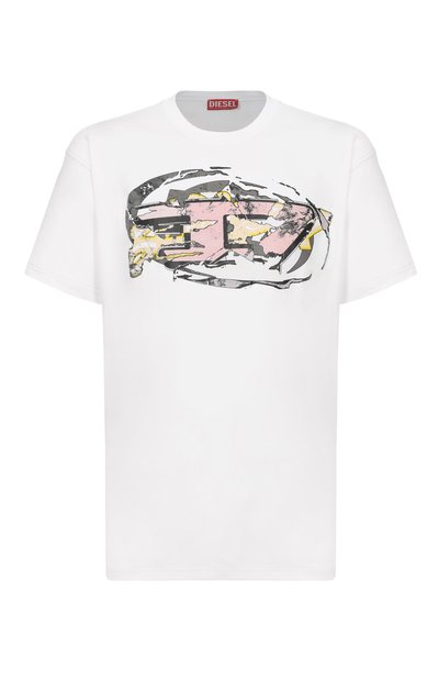 Мужская хлопковая футболка DIESEL, арт. A19571/0PLAT