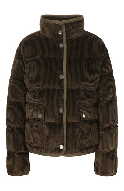 Женский вельветовый пуховик KITON, арт. D62632K0557L