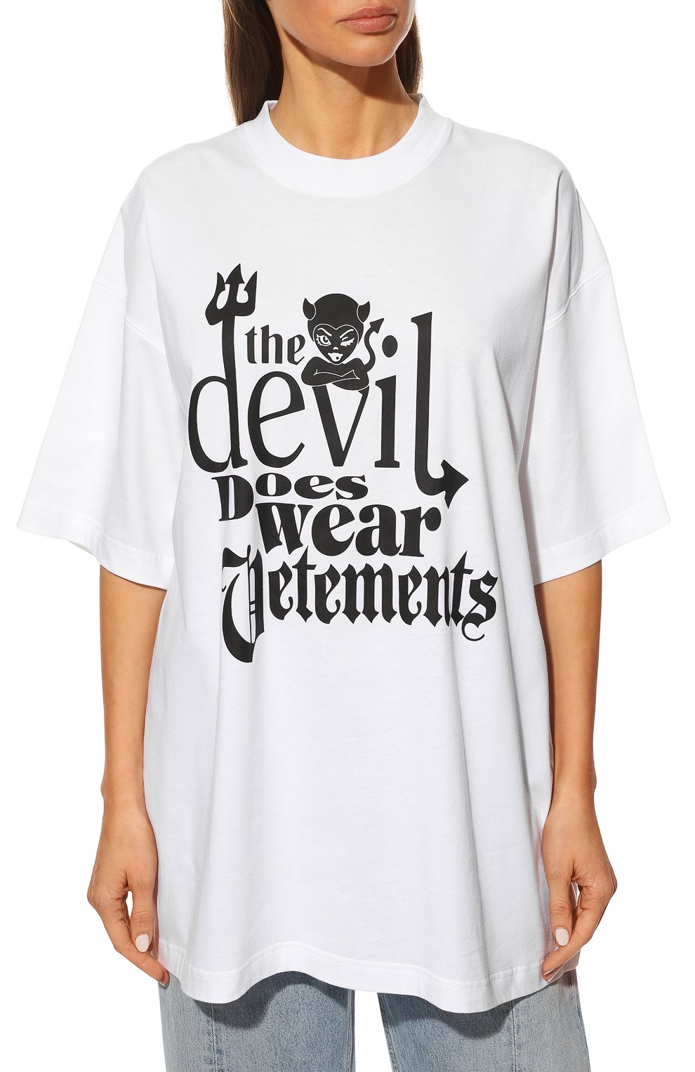 Хлопковая футболка VETEMENTS, арт. UE52TR180W 1611/W, фото 3