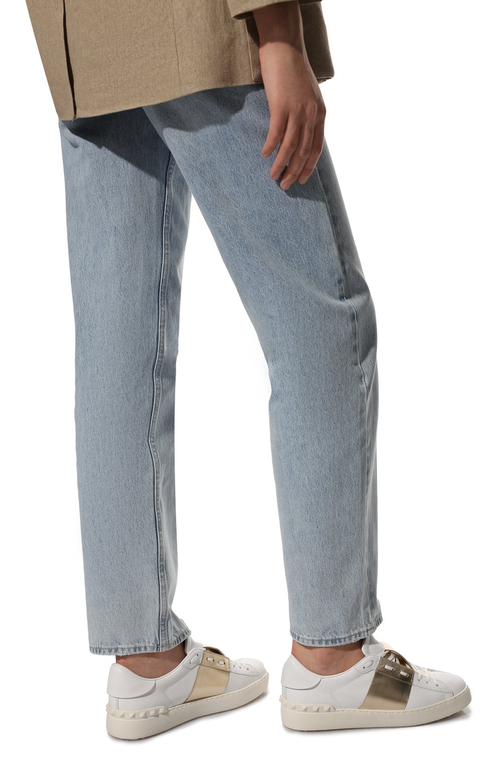 Кожаные кеды open VALENTINO, арт. ZW2S0781/FLR, фото 3