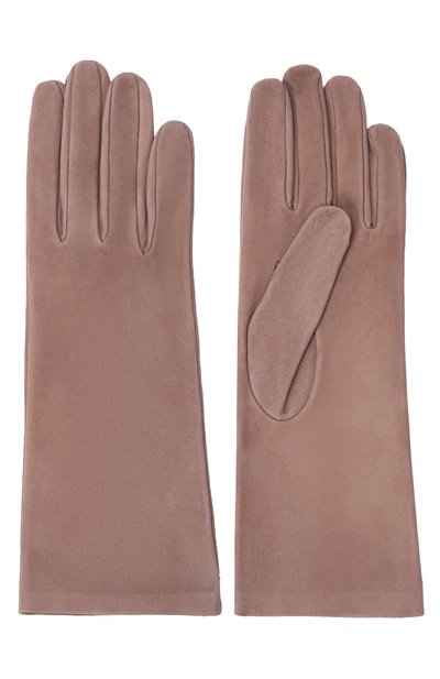 Женские замшевые перчатки MVST, арт. SG12/305/4BT/SUEDE/SILK