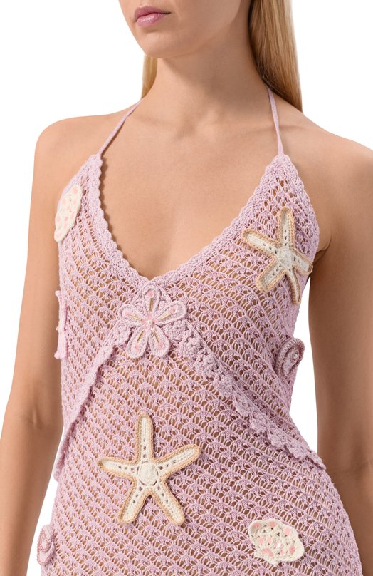 Платье Love Shack Fancy K2132-3027 Розовый  K2132-3027 Фото 4