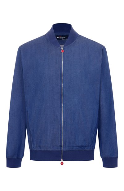Мужской хлопковый бомбер KITON, арт. UG0001H0922702