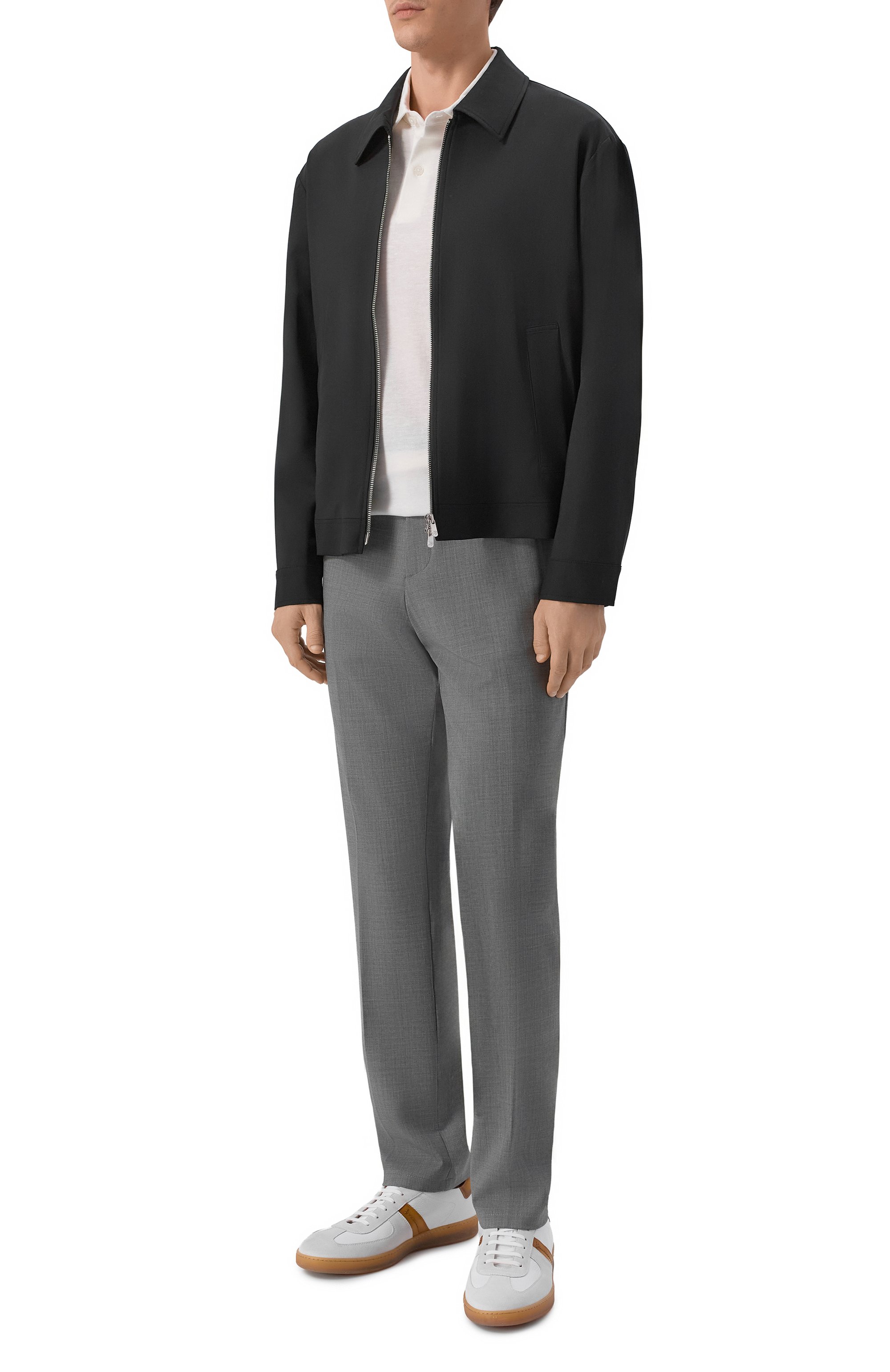 Поло изо льна и хлопка BOSS, арт. 50559147, фото 2