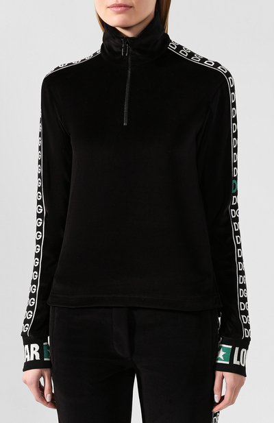 Толстовка DOLCE & GABBANA черного цвета по цене 87600 руб., арт. F9G48T/FUVJH, фото 3 Толстовка DOLCE & GABBANA, арт. F9G48T/FUVJH, фото 3