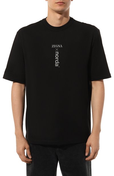 Хлопковая футболка zegna x norda ZEGNA, арт. UB364A5/N0R71P001, фото 3
