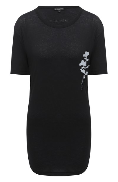 Женская хлопковая футболка ANN DEMEULEMEESTER, арт. 2002-3979-232-099