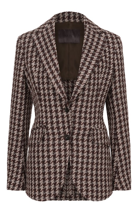 Твидовый жакет MVST SDG200/S0732813 Коричневый SDG200/S0732813