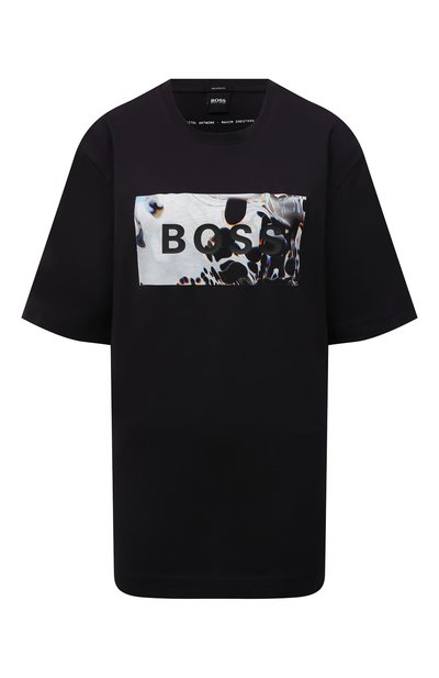 Женская хлопковая футболка BOSS, арт. 50466008