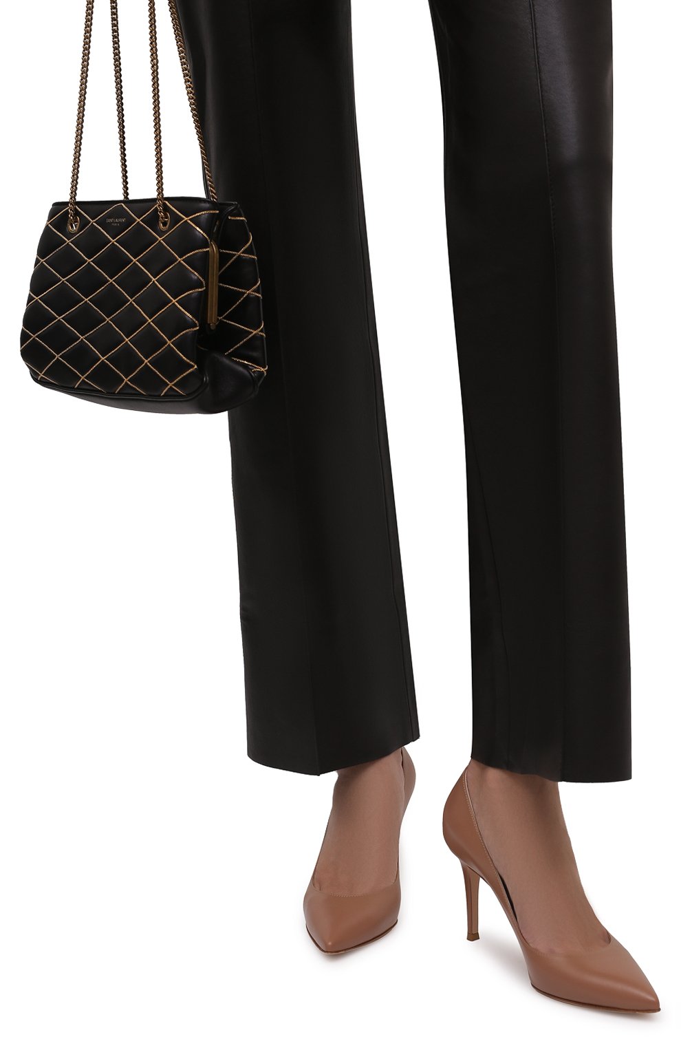 Кожаные туфли gianvito 85 GIANVITO ROSSI коричневого цвета по цене 69800 руб., арт. G24580.85RIC.VITPRAL, фото 3 Кожаные туфли gianvito 85 GIANVITO ROSSI, арт. G24580.85RIC.VITPRAL, фото 3