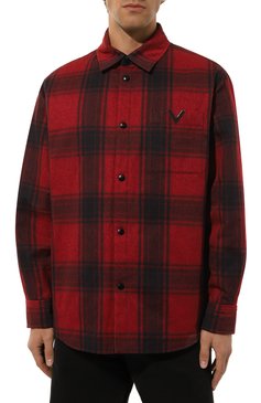 Хлопковая куртка-рубашка VALENTINO, арт. 5V3CI006A8T, фото 3