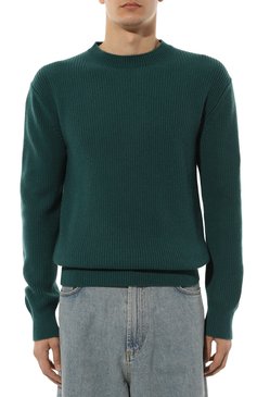Мужской кашемировый свитер ZEGNA темно-зеленого цвета, арт. UCK81A6/110 | Фото 3 (Драгоценные камни: Проставлено; Материал внешний: Шерсть, Кашемир; Длина (для топов): Стандартные; Материал сплава: Проставлено; Рукава: Длинные; Принт: Без принта; Стили: Кэжуэл; Мужское Кросс-КТ: Свитер-одежда)