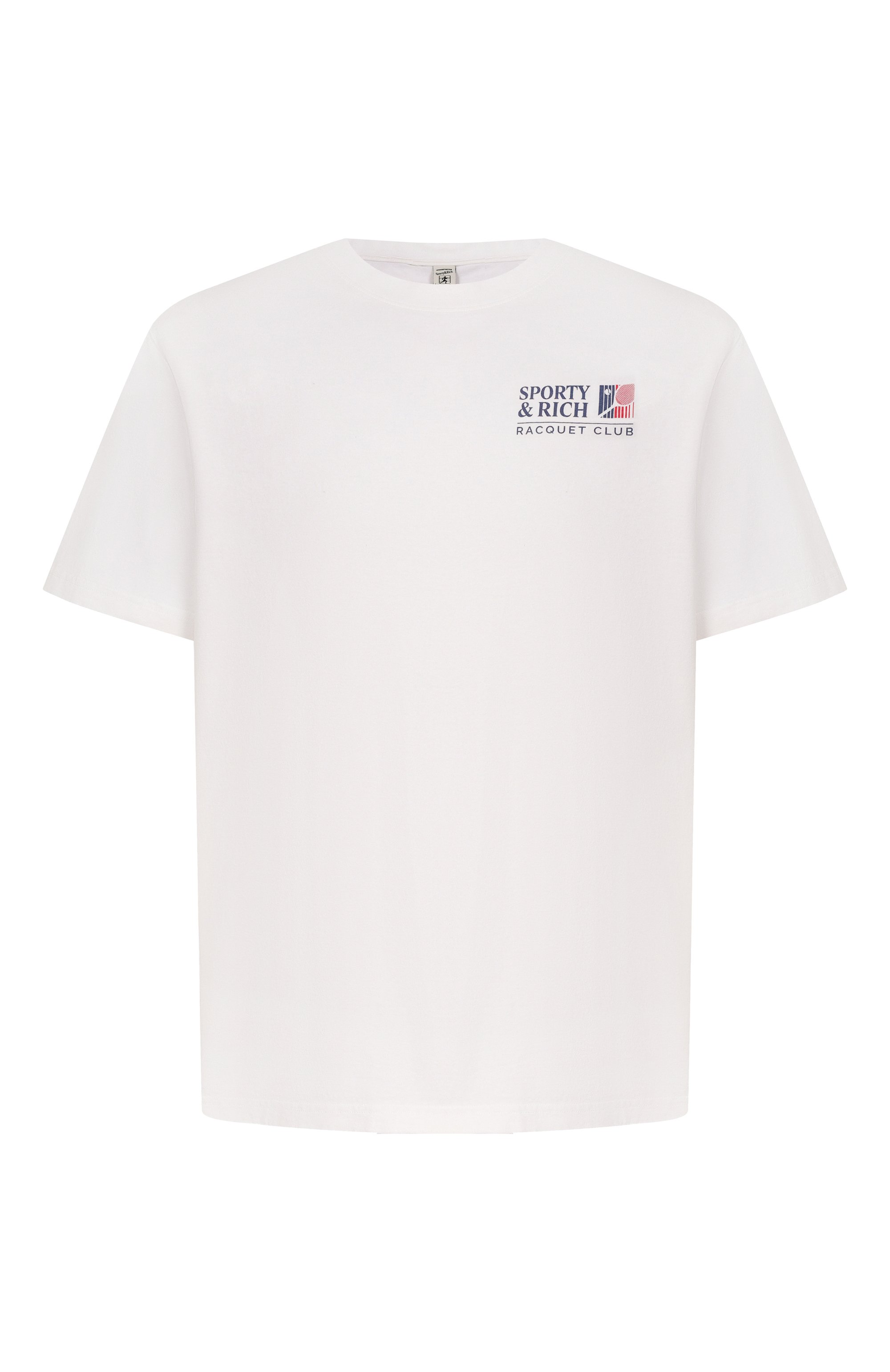 Хлопковая футболка SPORTY AND RICH, арт. T0119710431WH01, фото 1