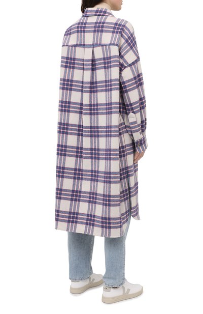 Шерстяное пальто ISABEL MARANT ETOILE, арт. MA0902-21P064E/F0NTIA, фото 4