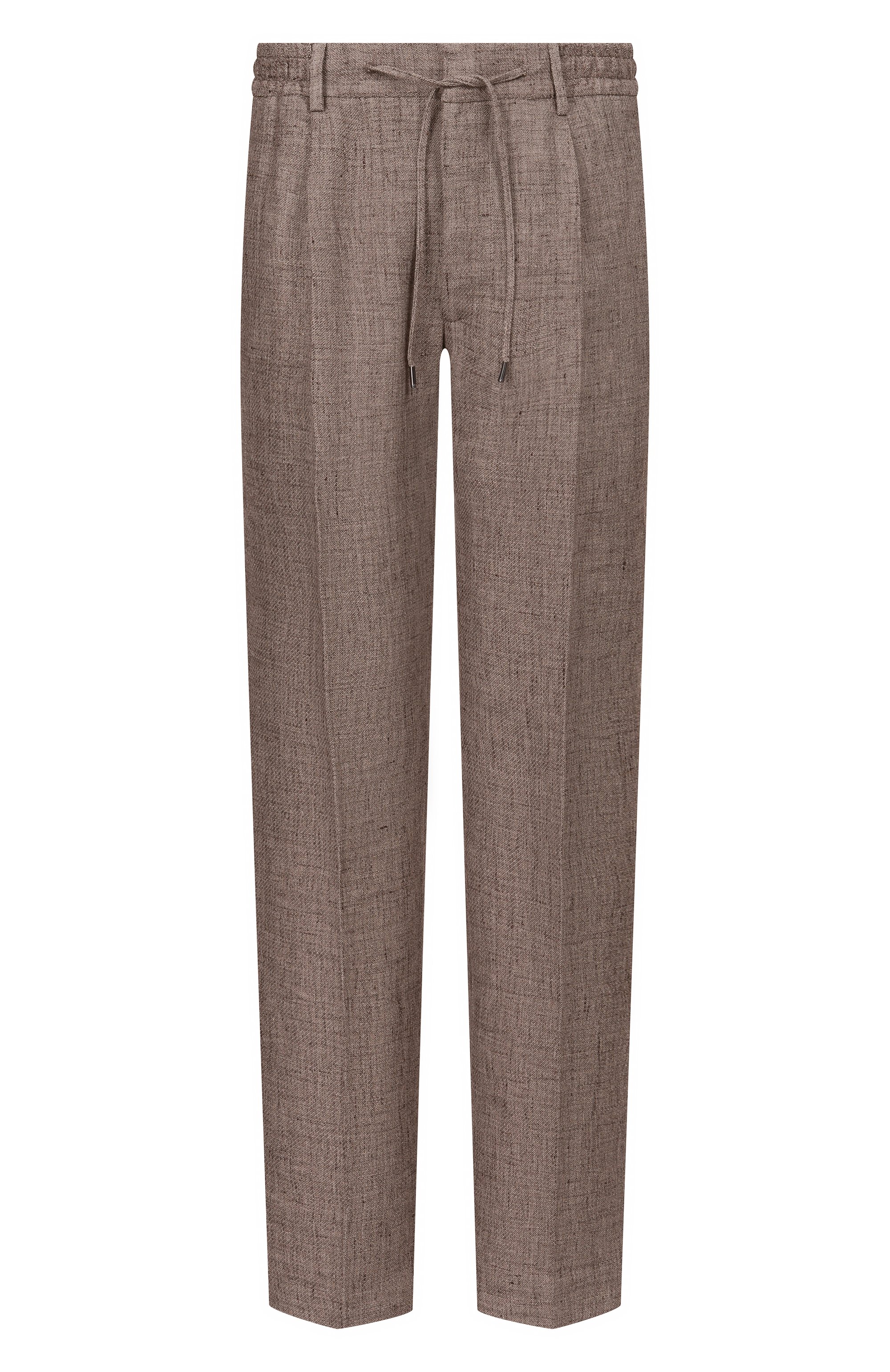 Брюки из хлопка и льна MVST, арт. M26.CSM.T414/665-C0/LINEN, фото 1