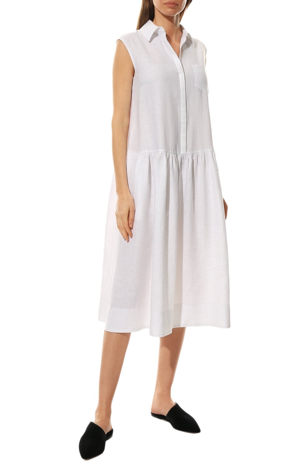 Льняное платье WEEKEND MAX MARA, арт. GETTO 32210626, фото 2