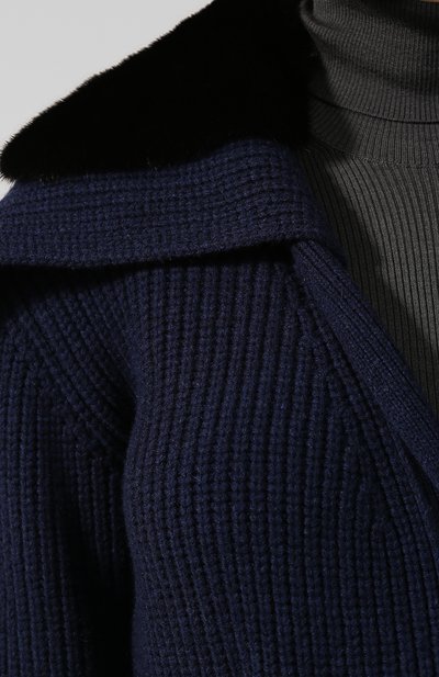 Пальто с меховым воротником FENDI, арт. FZF511 A8KT, фото 5