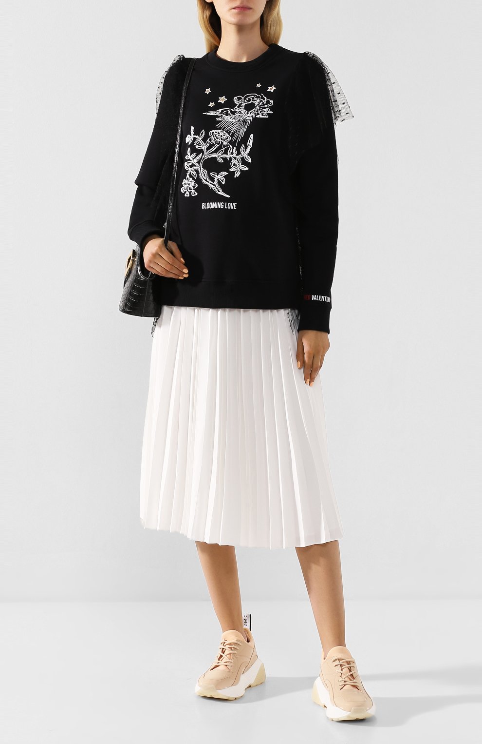 Хлопковый свитшот REDVALENTINO, арт. TR3MF03F/4UY, фото 2