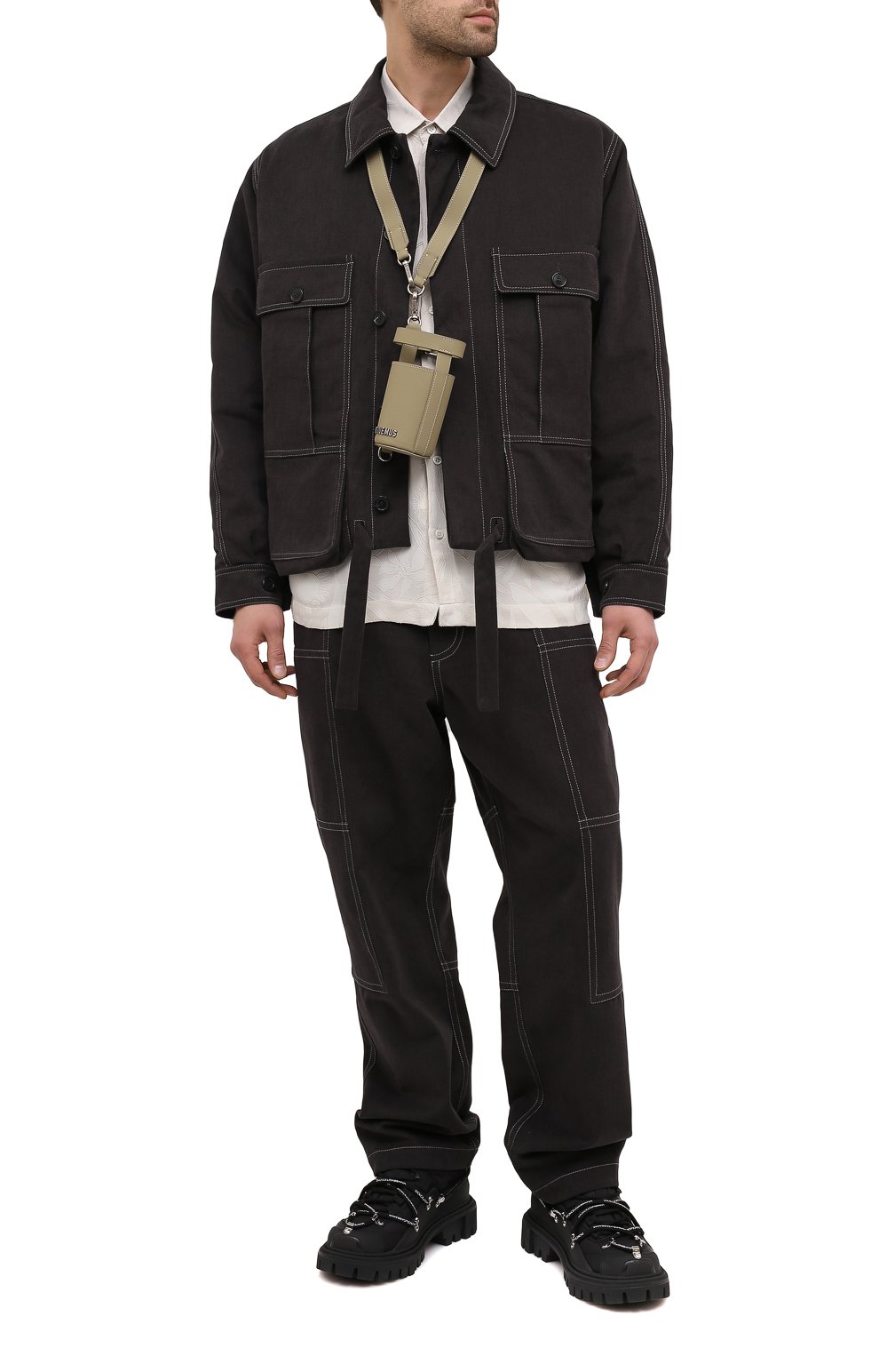 Кожаный футляр для бутылки le porte gourde JACQUEMUS, арт. 206SL12/313540, фото 2