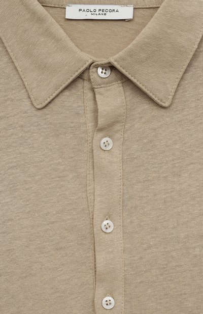 Поло изо льна и вискозы PAOLO PECORA MILANO, арт. PP3332/14-16, фото 3