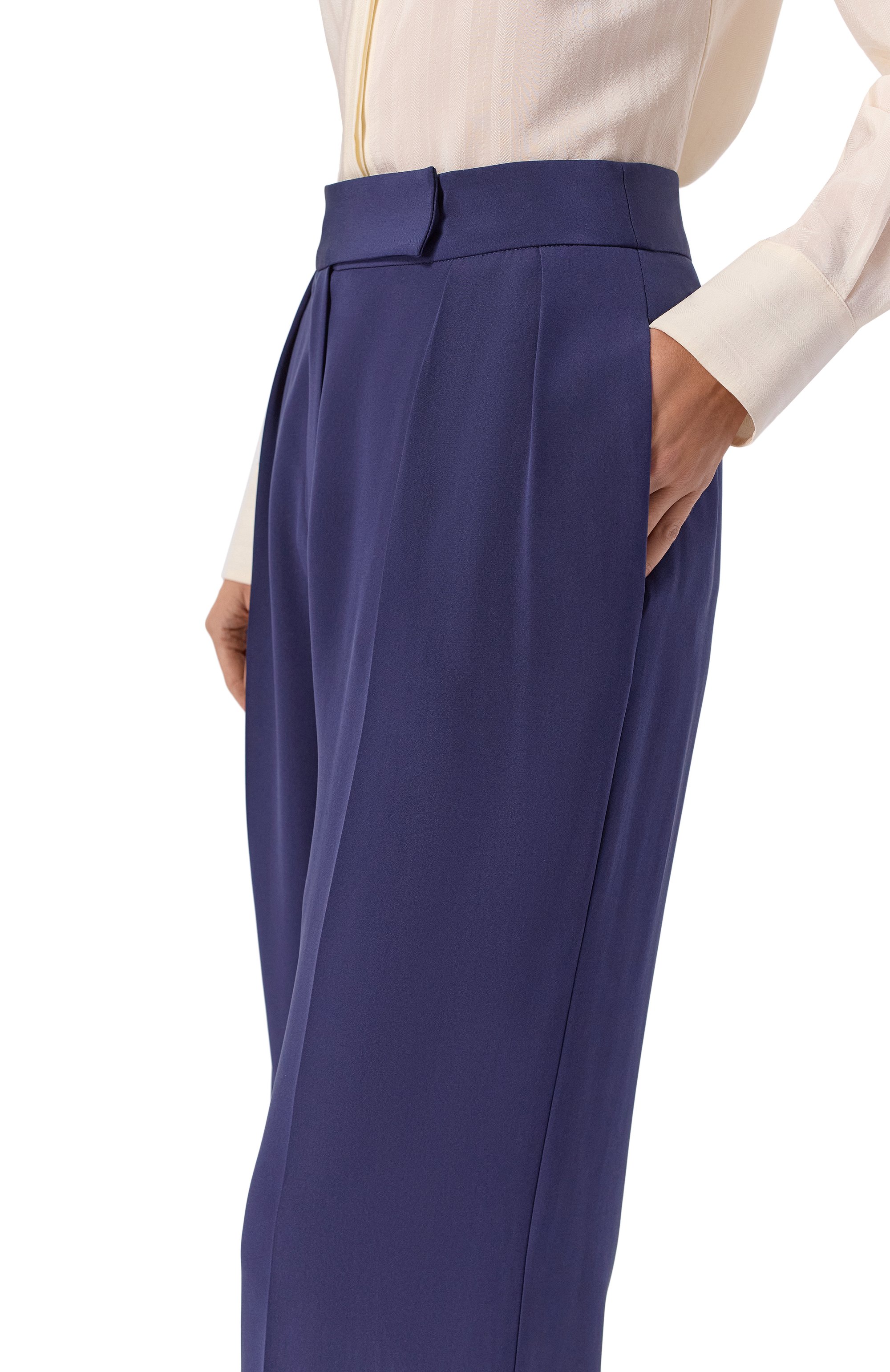 Шелковые брюки KITON, арт. D56108K0977A30, фото 5