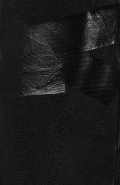 Мужские джинсовые шорты MARTINE ROSE черного цвета, арт. MRSS24226 | Фото 5 (Драгоценные камни: Проставлено; Материал внешний: Хлопок, Деним; Материал сплава: Проставлено; Длина Шорты М: Ниже колена; Кросс-КТ: Деним; Стили: Кэжуэл; Принт: Без принта; Случай: Повседневный)
