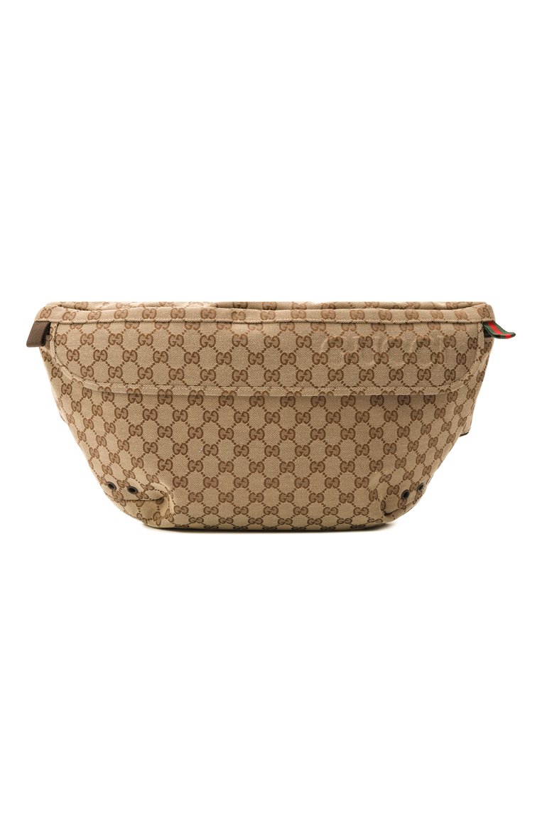 Мужская поясная сумка gg large GUCCI бежевого цвета, арт. 800183/FADSD | Фото 1 (Ремень/цепочка: На ремешке; Материал: Текстиль; Размер: large; Случай: Повседневный)
